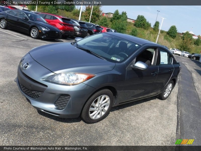 Dolphin Gray Mica / Black 2012 Mazda MAZDA3 i Touring 4 Door