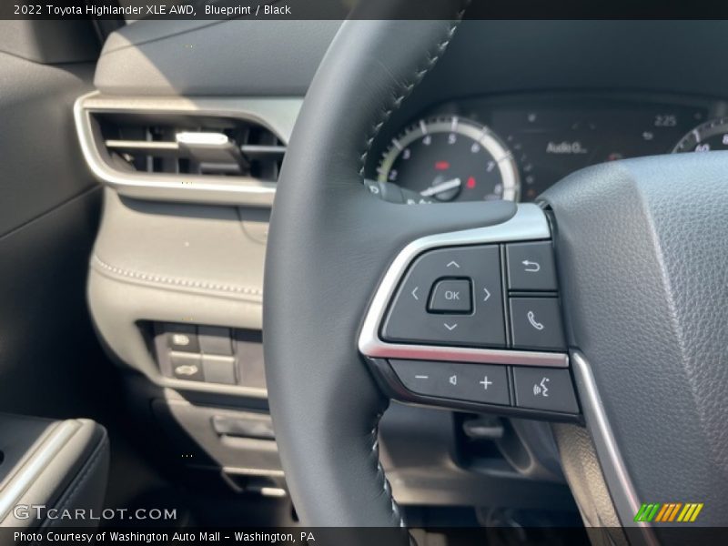 Blueprint / Black 2022 Toyota Highlander XLE AWD