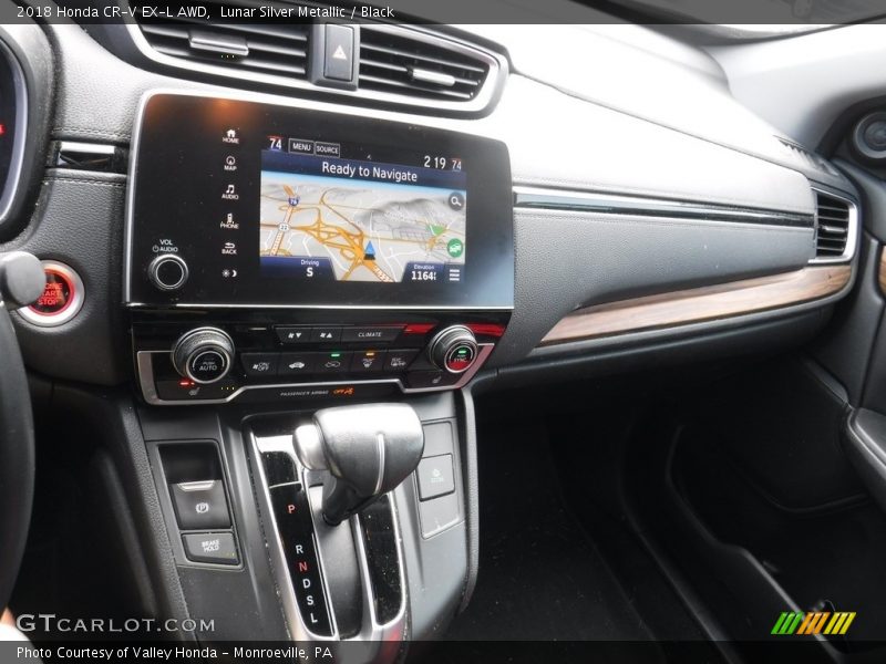 Lunar Silver Metallic / Black 2018 Honda CR-V EX-L AWD