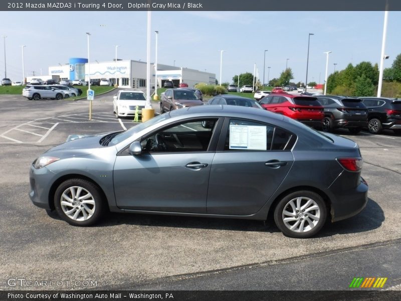 Dolphin Gray Mica / Black 2012 Mazda MAZDA3 i Touring 4 Door