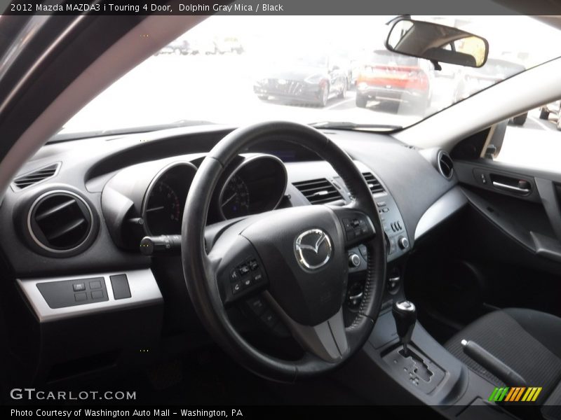 Dolphin Gray Mica / Black 2012 Mazda MAZDA3 i Touring 4 Door