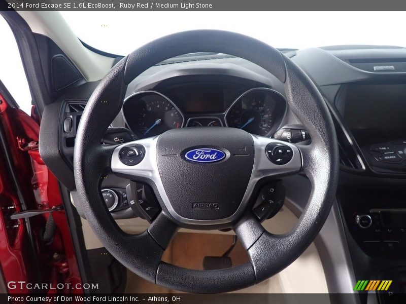 Ruby Red / Medium Light Stone 2014 Ford Escape SE 1.6L EcoBoost