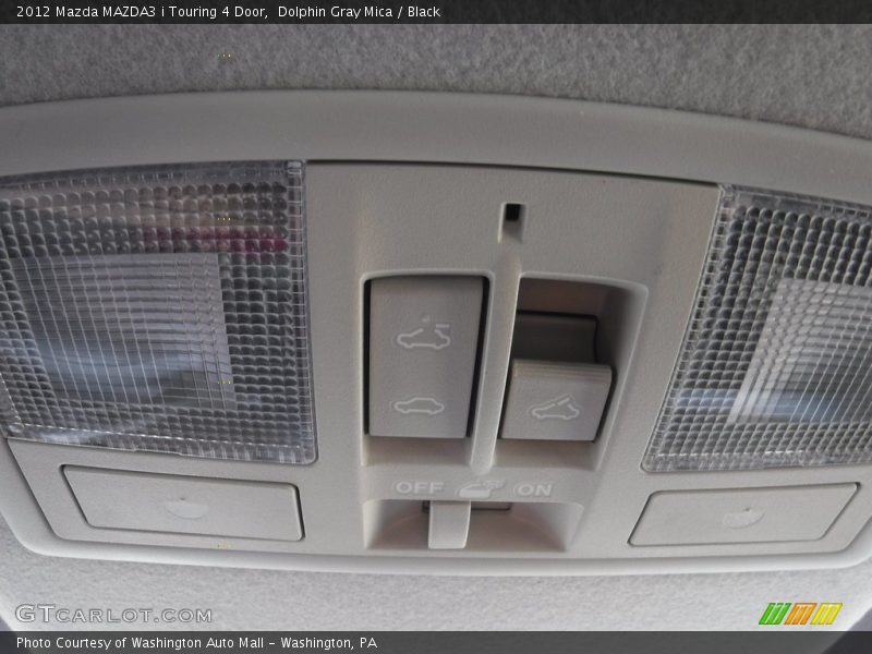 Dolphin Gray Mica / Black 2012 Mazda MAZDA3 i Touring 4 Door