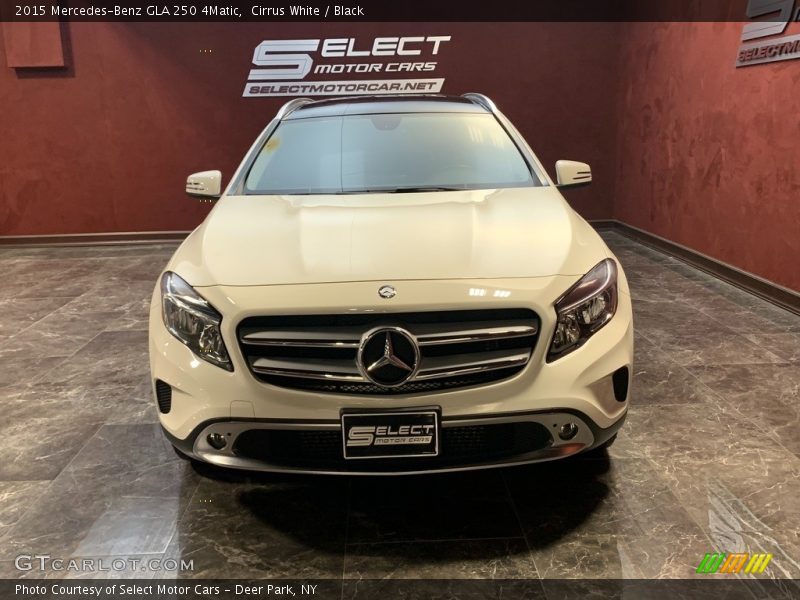 Cirrus White / Black 2015 Mercedes-Benz GLA 250 4Matic