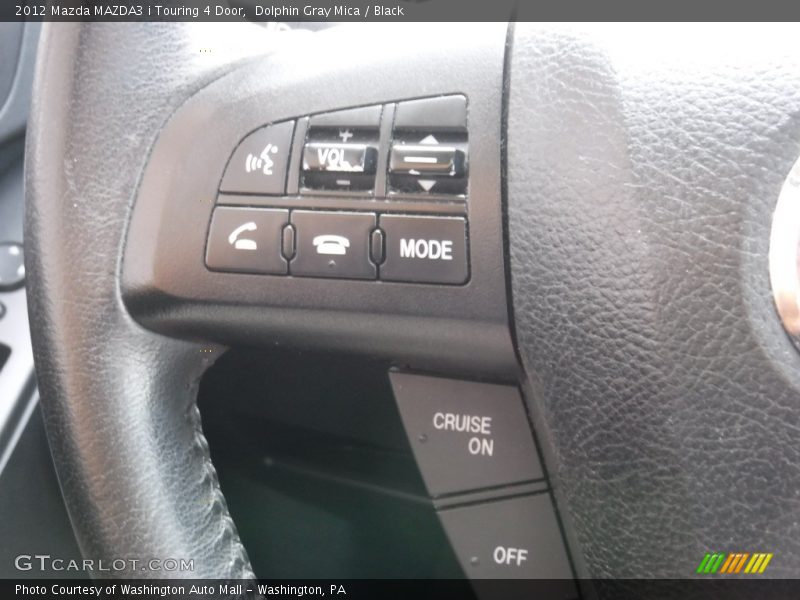Dolphin Gray Mica / Black 2012 Mazda MAZDA3 i Touring 4 Door