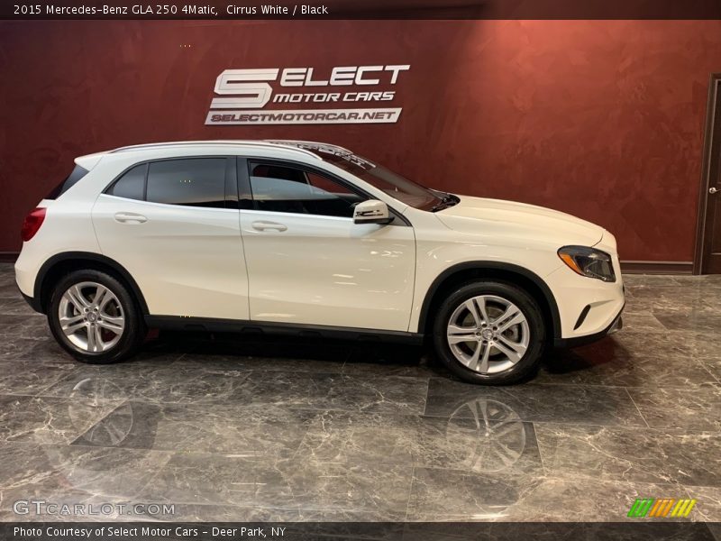 Cirrus White / Black 2015 Mercedes-Benz GLA 250 4Matic