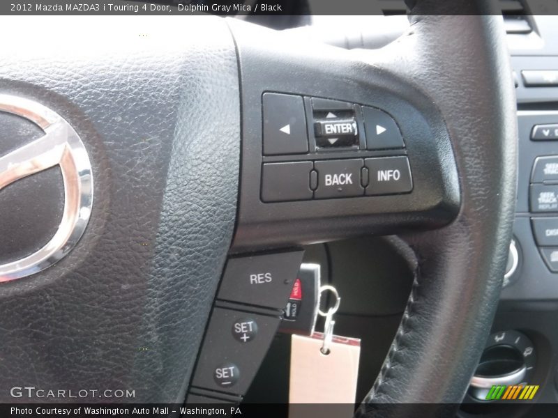 Dolphin Gray Mica / Black 2012 Mazda MAZDA3 i Touring 4 Door