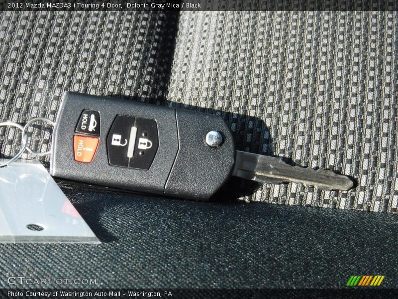 Dolphin Gray Mica / Black 2012 Mazda MAZDA3 i Touring 4 Door