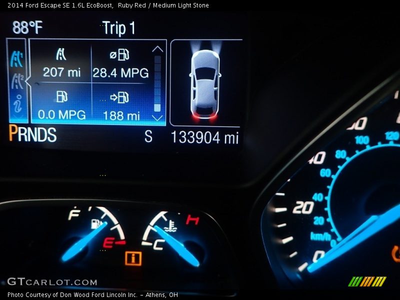 Ruby Red / Medium Light Stone 2014 Ford Escape SE 1.6L EcoBoost