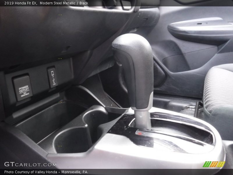 Modern Steel Metallic / Black 2019 Honda Fit EX