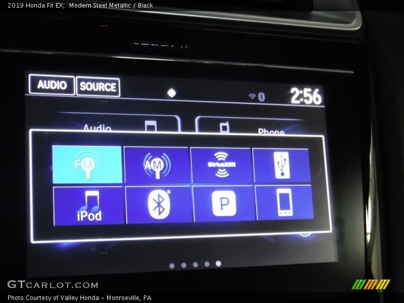 Modern Steel Metallic / Black 2019 Honda Fit EX