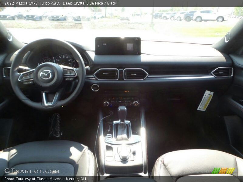 Deep Crystal Blue Mica / Black 2022 Mazda CX-5 Turbo AWD