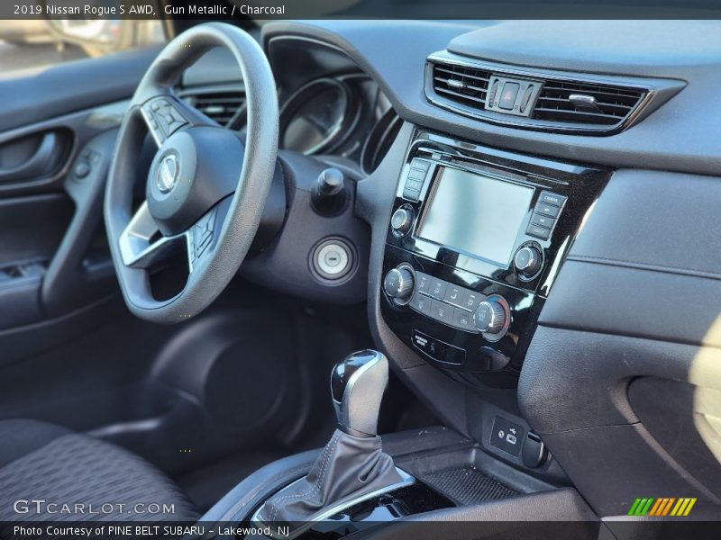 Gun Metallic / Charcoal 2019 Nissan Rogue S AWD