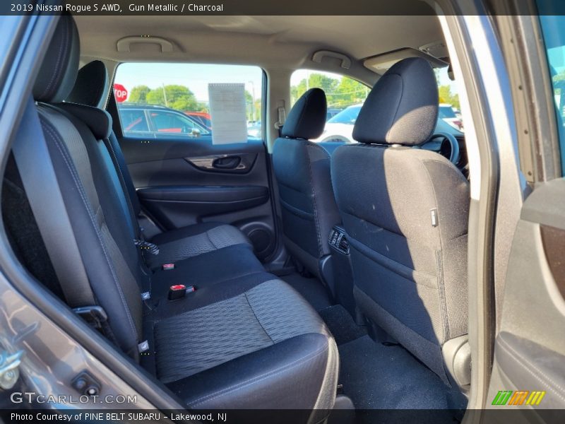 Gun Metallic / Charcoal 2019 Nissan Rogue S AWD