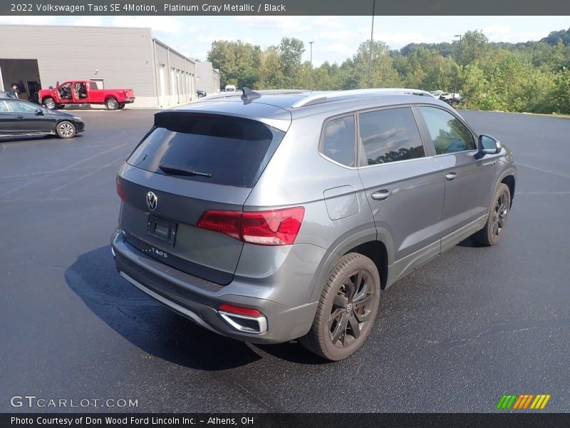 Platinum Gray Metallic / Black 2022 Volkswagen Taos SE 4Motion