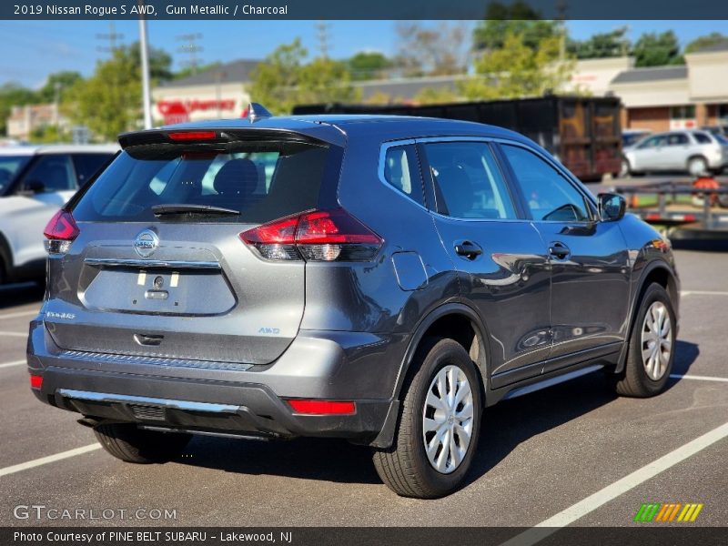 Gun Metallic / Charcoal 2019 Nissan Rogue S AWD