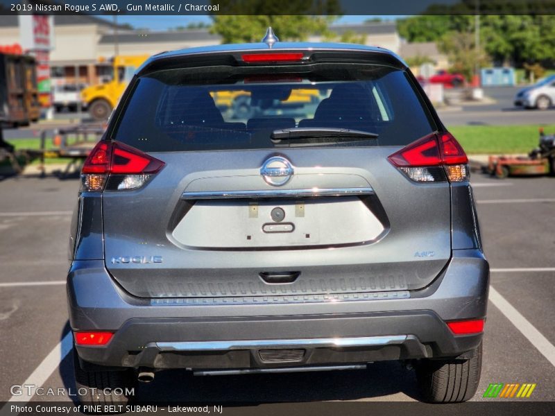 Gun Metallic / Charcoal 2019 Nissan Rogue S AWD