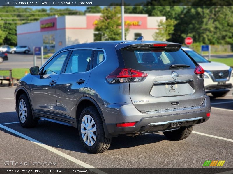 Gun Metallic / Charcoal 2019 Nissan Rogue S AWD