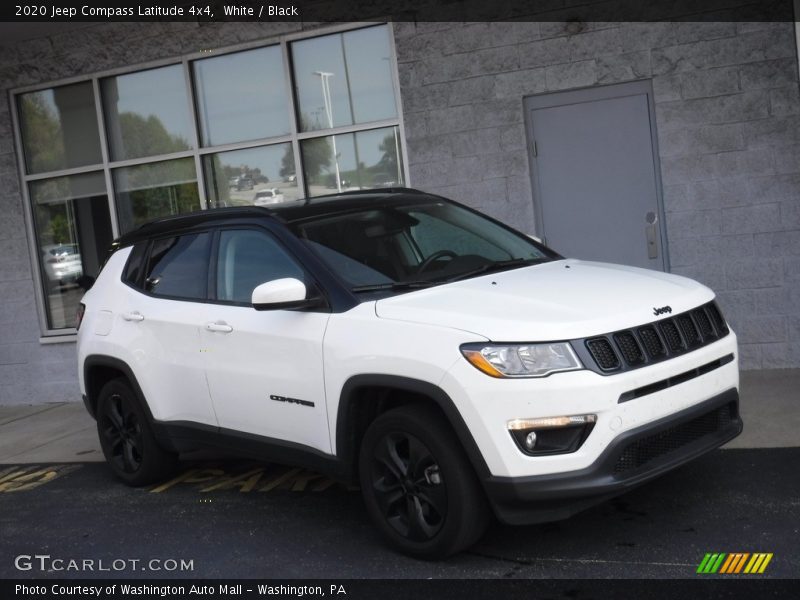 White / Black 2020 Jeep Compass Latitude 4x4