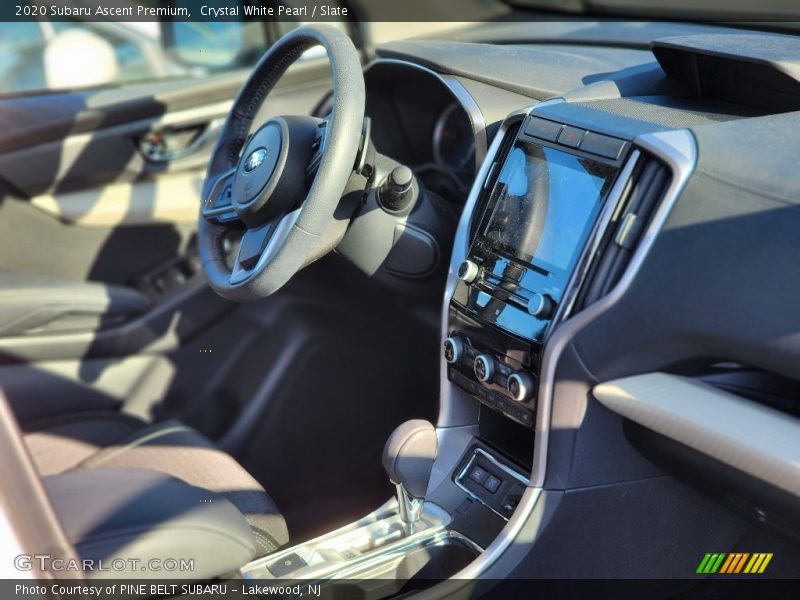 Crystal White Pearl / Slate 2020 Subaru Ascent Premium