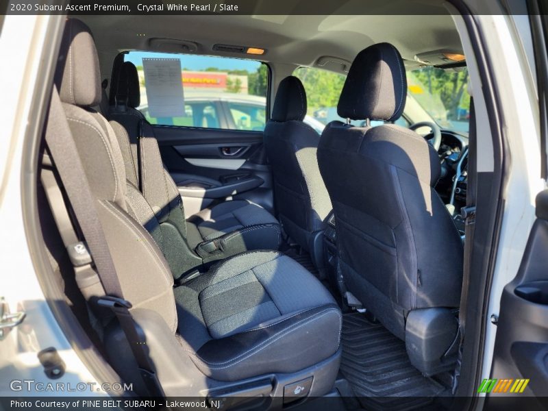 Crystal White Pearl / Slate 2020 Subaru Ascent Premium