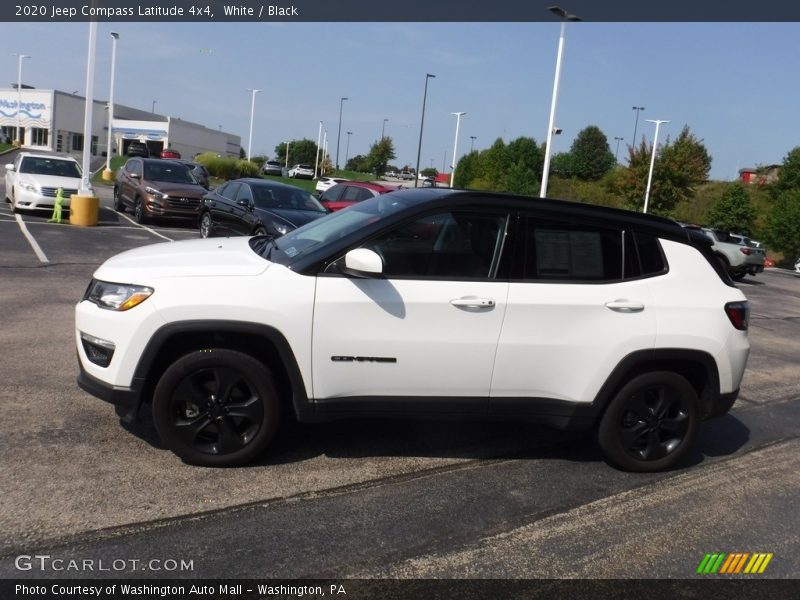 White / Black 2020 Jeep Compass Latitude 4x4