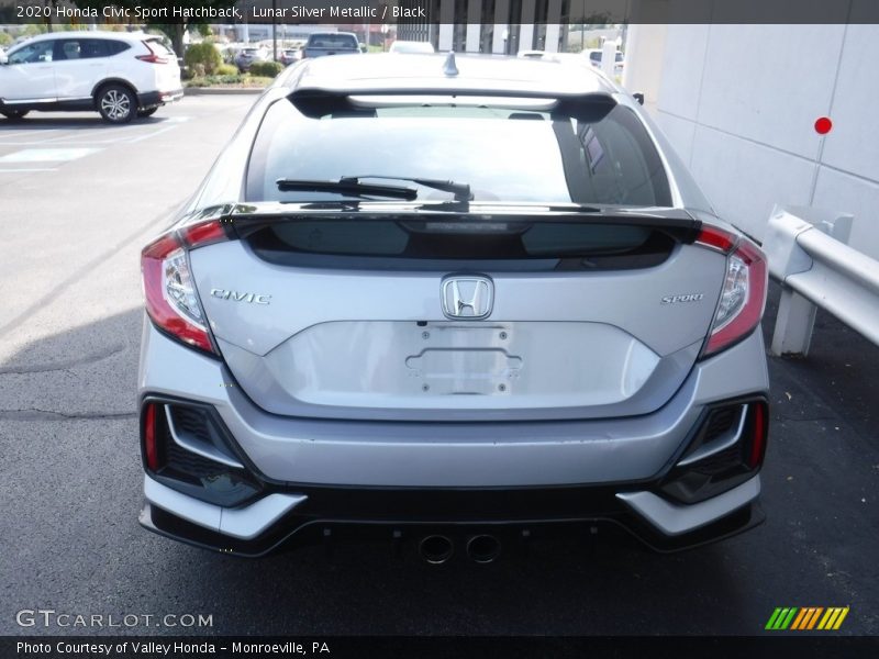 Lunar Silver Metallic / Black 2020 Honda Civic Sport Hatchback