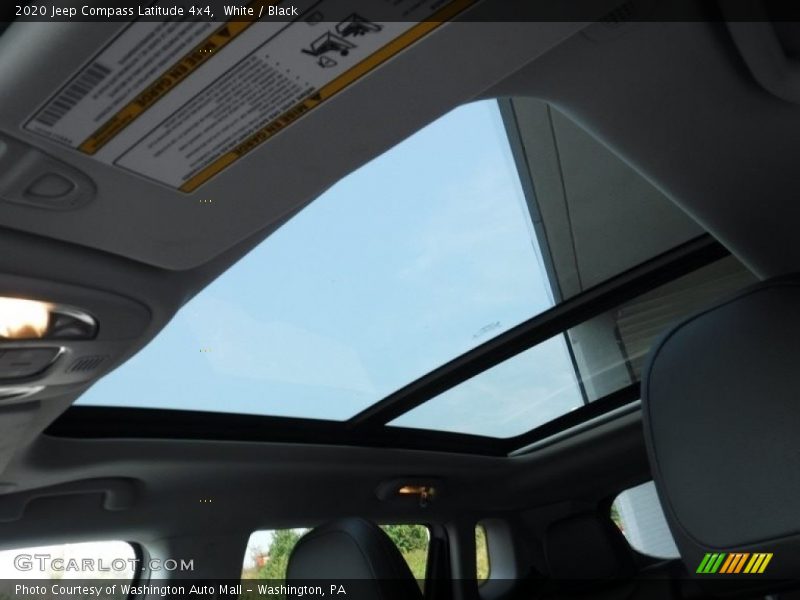 White / Black 2020 Jeep Compass Latitude 4x4