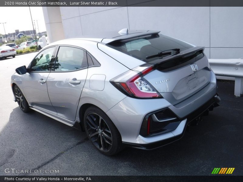 Lunar Silver Metallic / Black 2020 Honda Civic Sport Hatchback