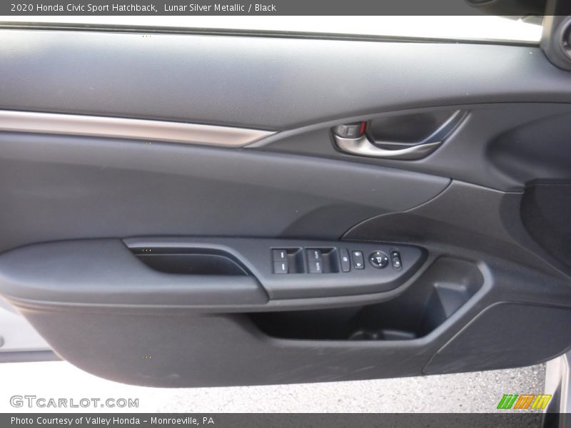 Lunar Silver Metallic / Black 2020 Honda Civic Sport Hatchback