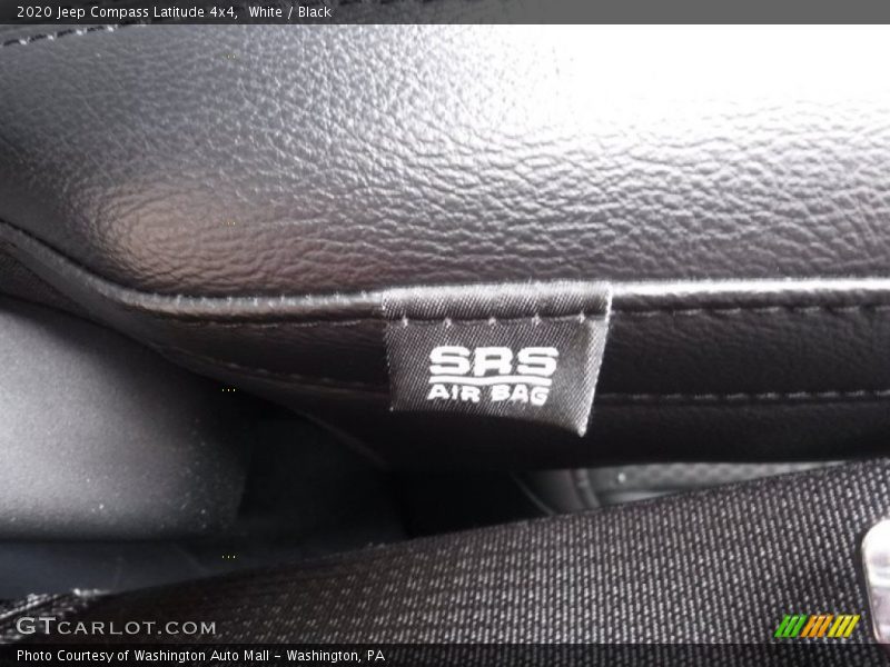 White / Black 2020 Jeep Compass Latitude 4x4