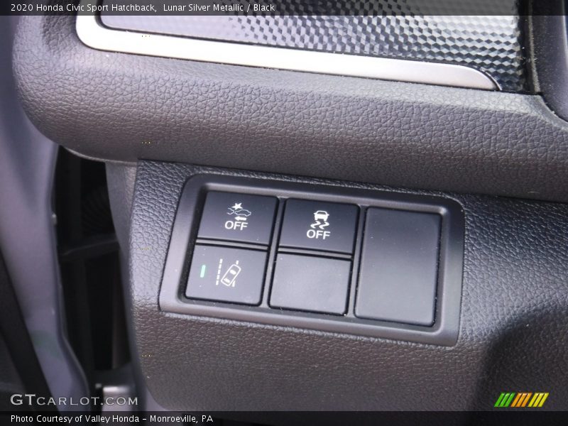Lunar Silver Metallic / Black 2020 Honda Civic Sport Hatchback