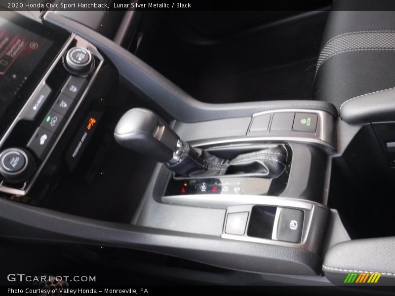 Lunar Silver Metallic / Black 2020 Honda Civic Sport Hatchback