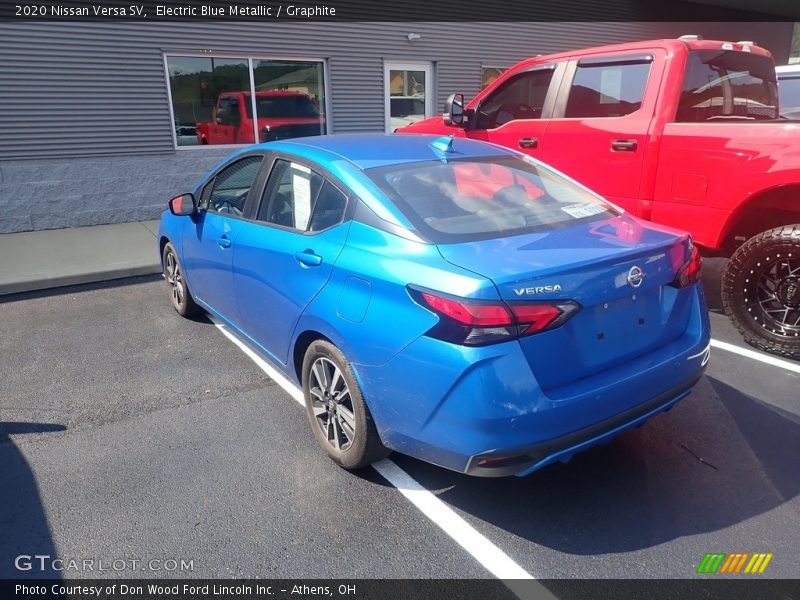 Electric Blue Metallic / Graphite 2020 Nissan Versa SV
