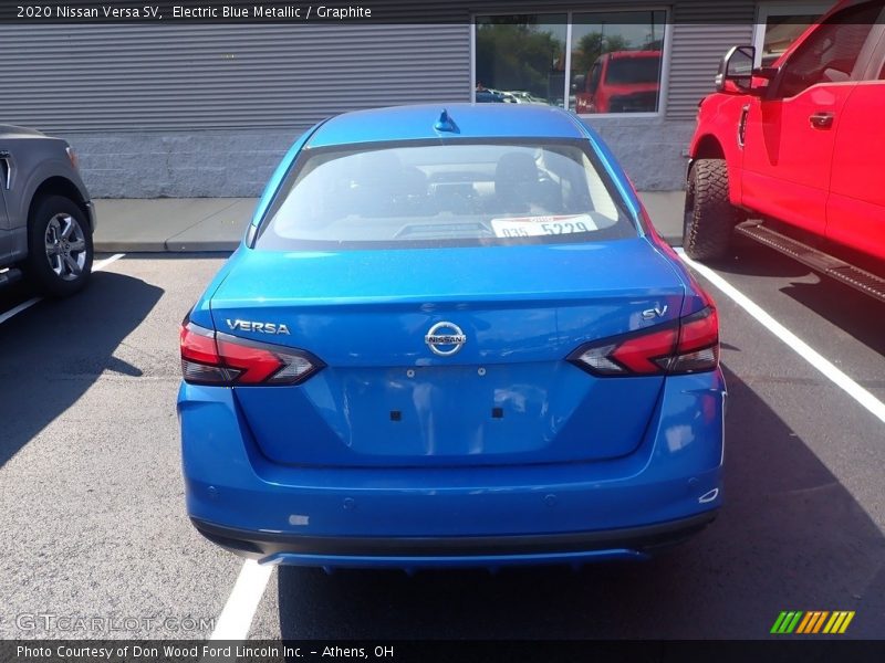 Electric Blue Metallic / Graphite 2020 Nissan Versa SV