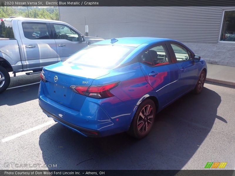 Electric Blue Metallic / Graphite 2020 Nissan Versa SV