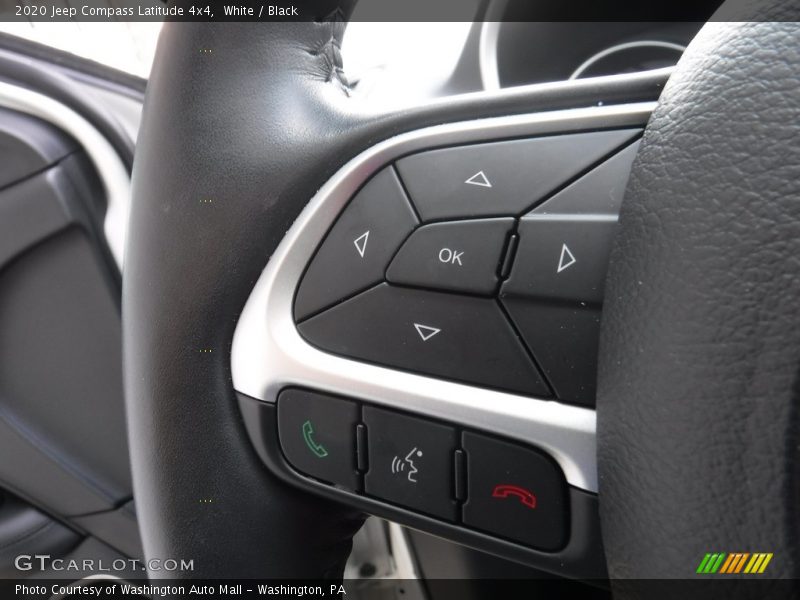 White / Black 2020 Jeep Compass Latitude 4x4