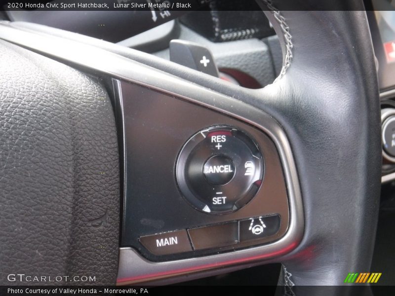 Lunar Silver Metallic / Black 2020 Honda Civic Sport Hatchback