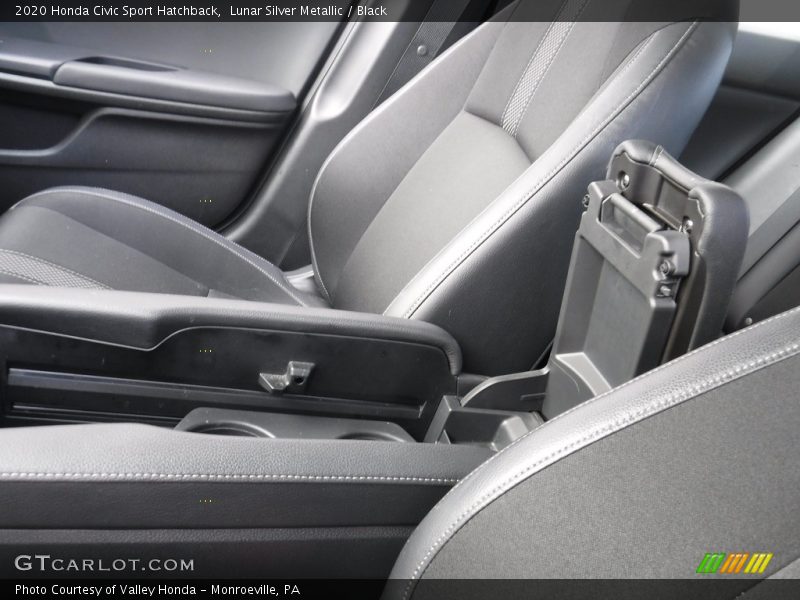 Lunar Silver Metallic / Black 2020 Honda Civic Sport Hatchback