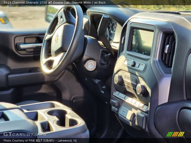 Summit White / Jet Black 2019 Chevrolet Silverado 1500 WT Double Cab