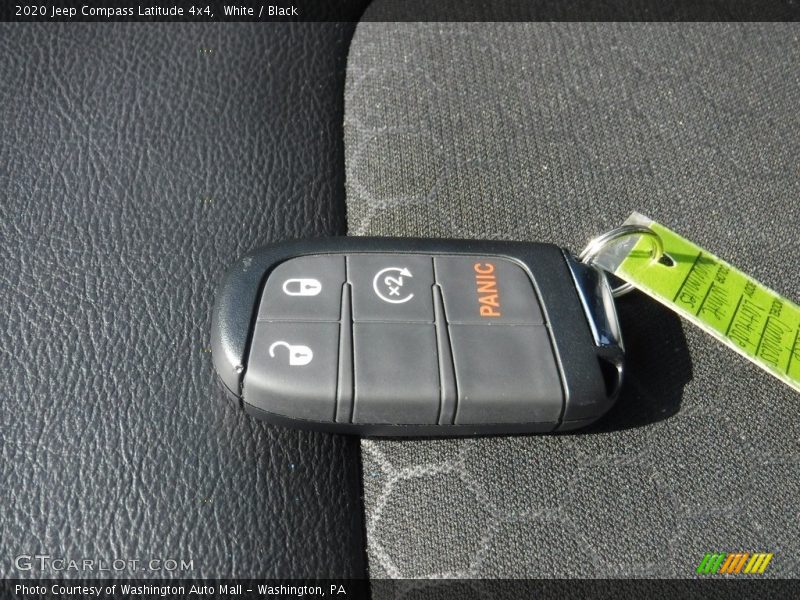 White / Black 2020 Jeep Compass Latitude 4x4