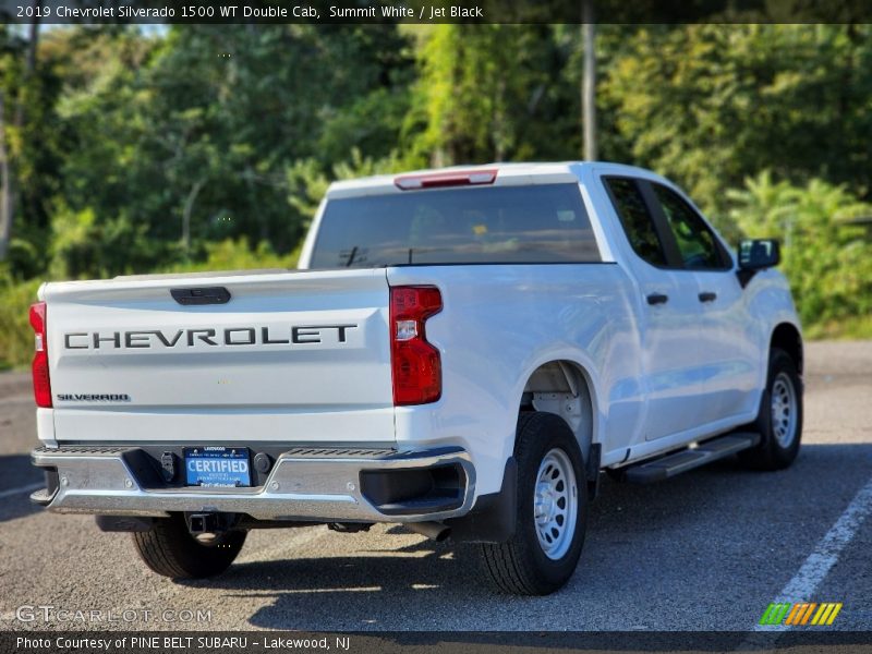 Summit White / Jet Black 2019 Chevrolet Silverado 1500 WT Double Cab
