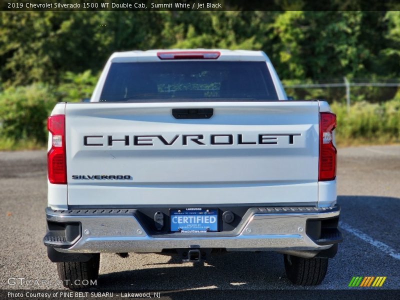 Summit White / Jet Black 2019 Chevrolet Silverado 1500 WT Double Cab
