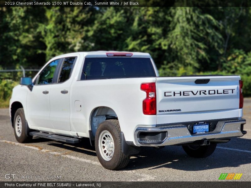 Summit White / Jet Black 2019 Chevrolet Silverado 1500 WT Double Cab