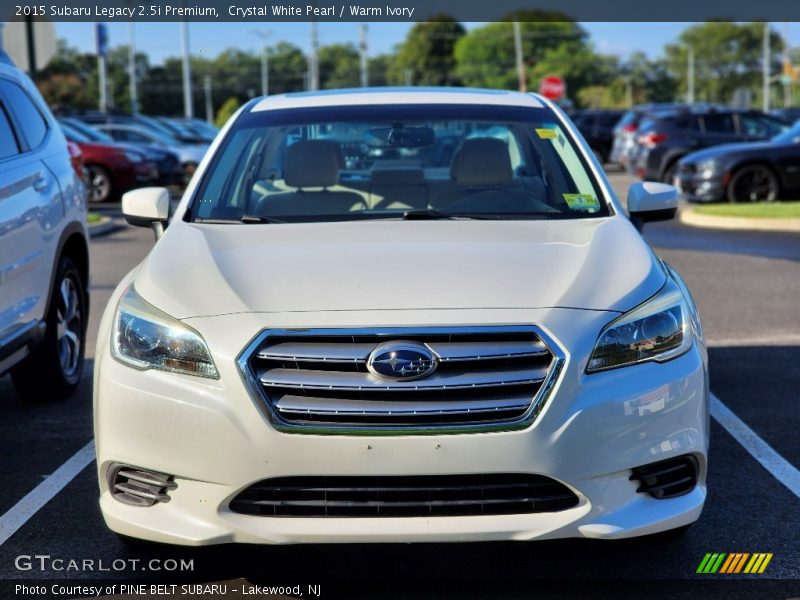 Crystal White Pearl / Warm Ivory 2015 Subaru Legacy 2.5i Premium