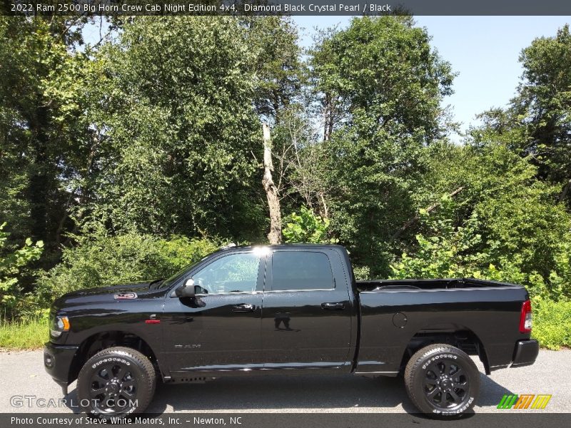  2022 2500 Big Horn Crew Cab Night Edition 4x4 Diamond Black Crystal Pearl
