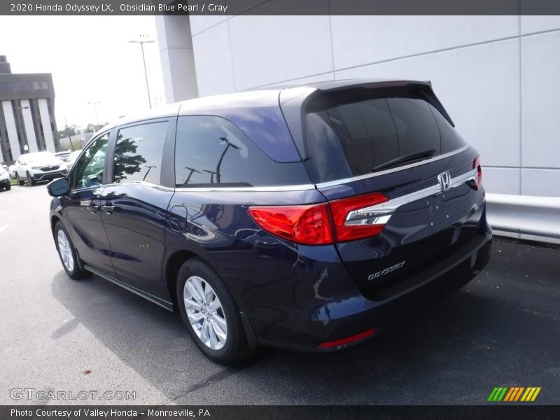 Obsidian Blue Pearl / Gray 2020 Honda Odyssey LX