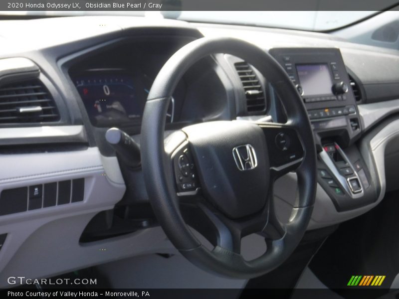 Obsidian Blue Pearl / Gray 2020 Honda Odyssey LX