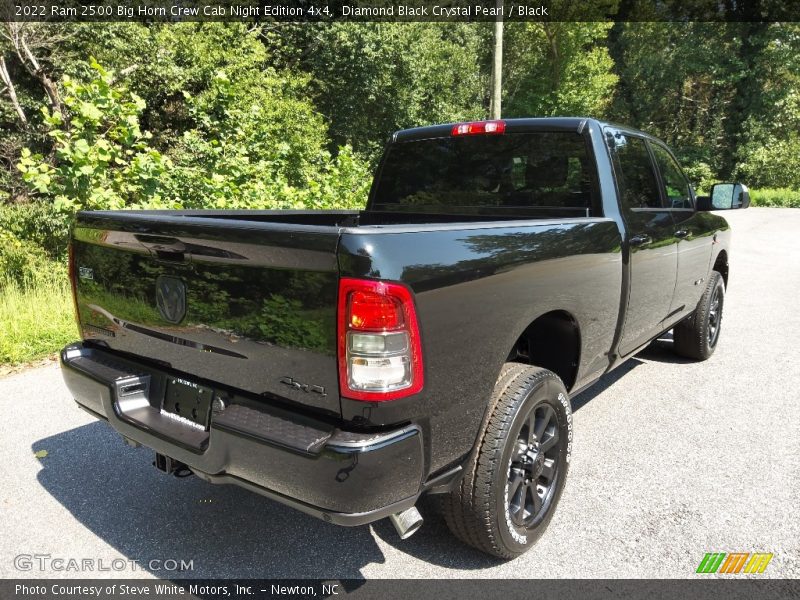 Diamond Black Crystal Pearl / Black 2022 Ram 2500 Big Horn Crew Cab Night Edition 4x4