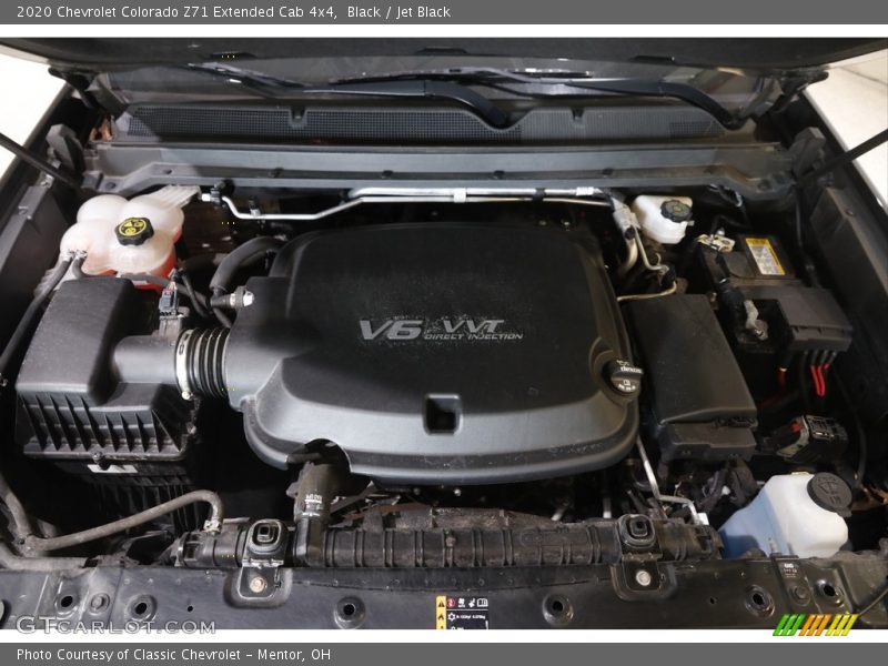 Black / Jet Black 2020 Chevrolet Colorado Z71 Extended Cab 4x4
